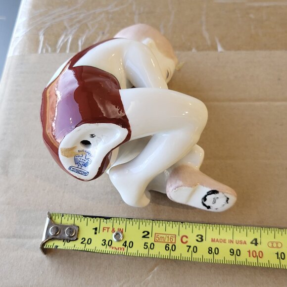 Vintage Hungarian Porcelain Aquincum Boy Figurine GUC RARE "BIN D" - Picture 9 of 9